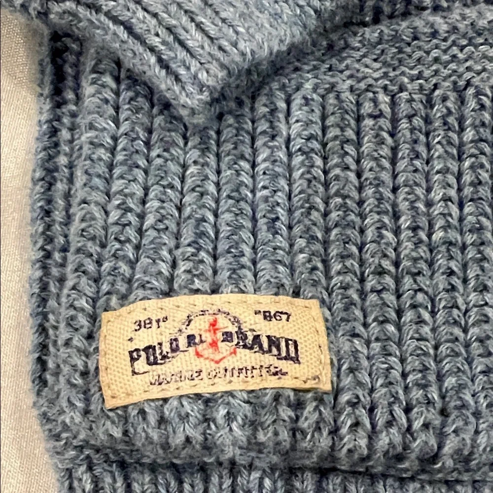 Ralph Lauren boys Gray Knit Cardigan size 3-6mons